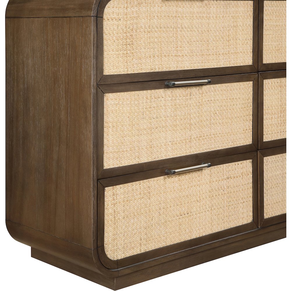 Windsor Brown Solid Wood Dresser. Picture 5