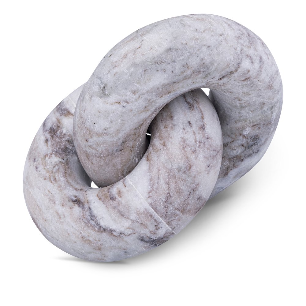 Knot Brown Marble Decorative Knot. Picture 1