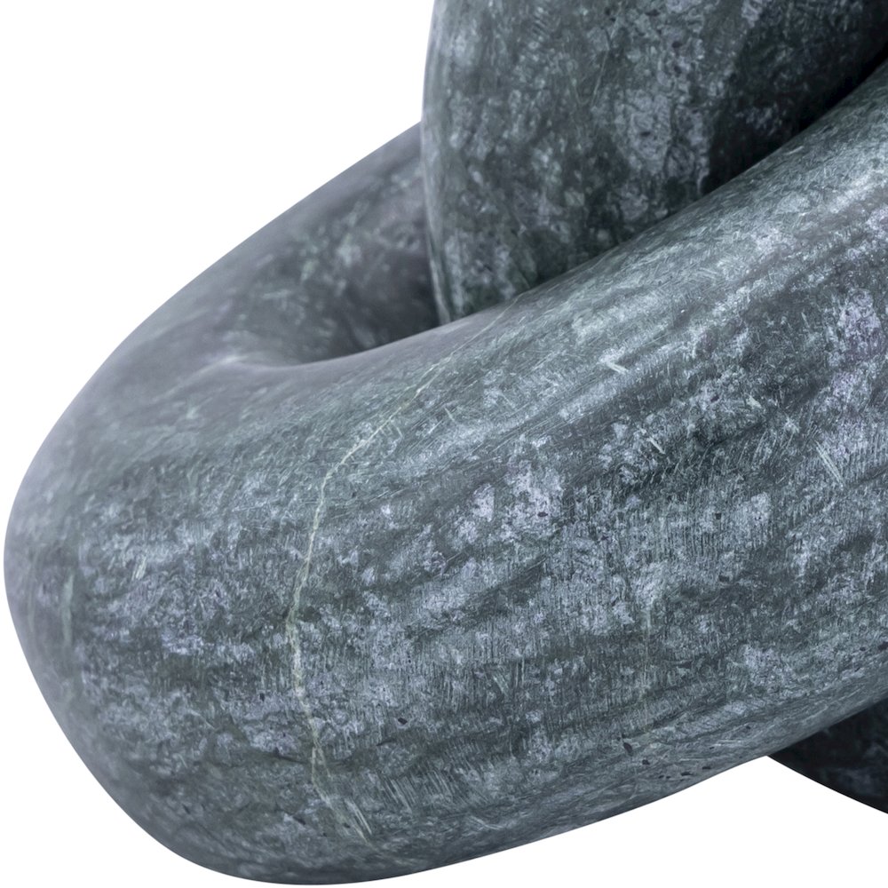 Knot Green Marble Decorative Knot. Picture 2