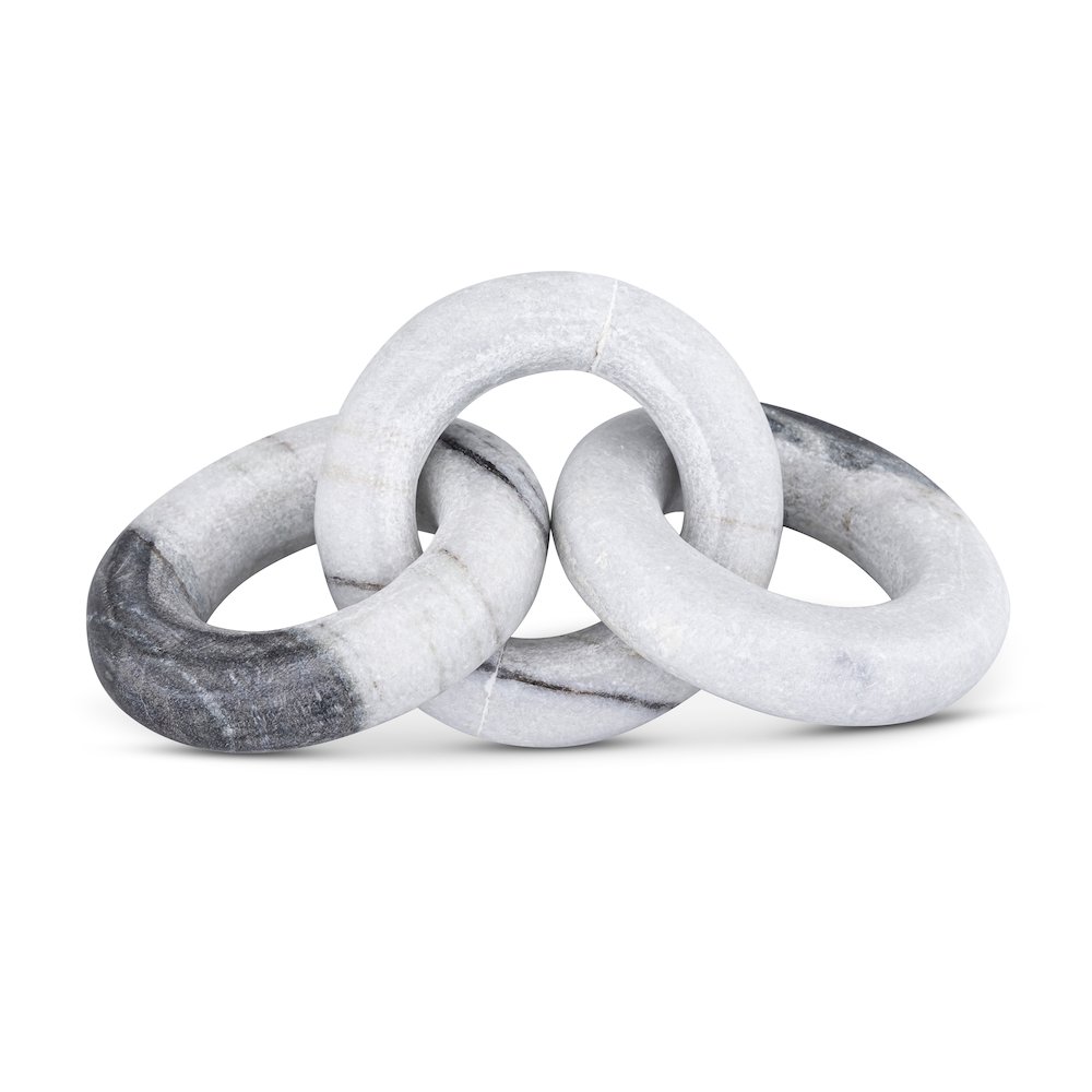 Rings Panda Marble Decorative Chain Links. Picture 1