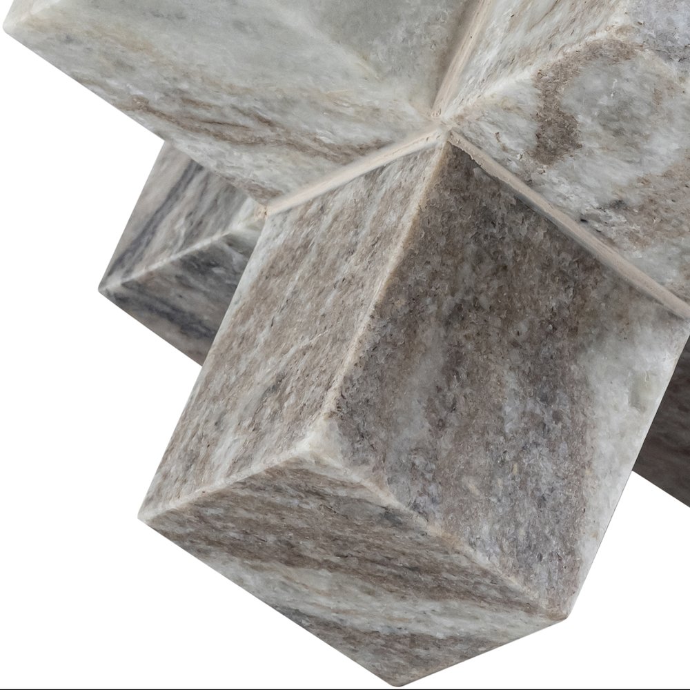 Jack Brown Marble Decorative Jack Object. Picture 2