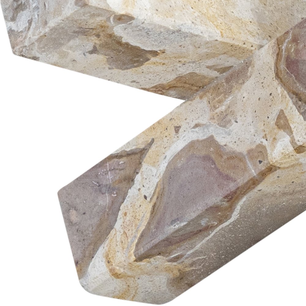 Stix Beige Marble Decorative Object. Picture 2