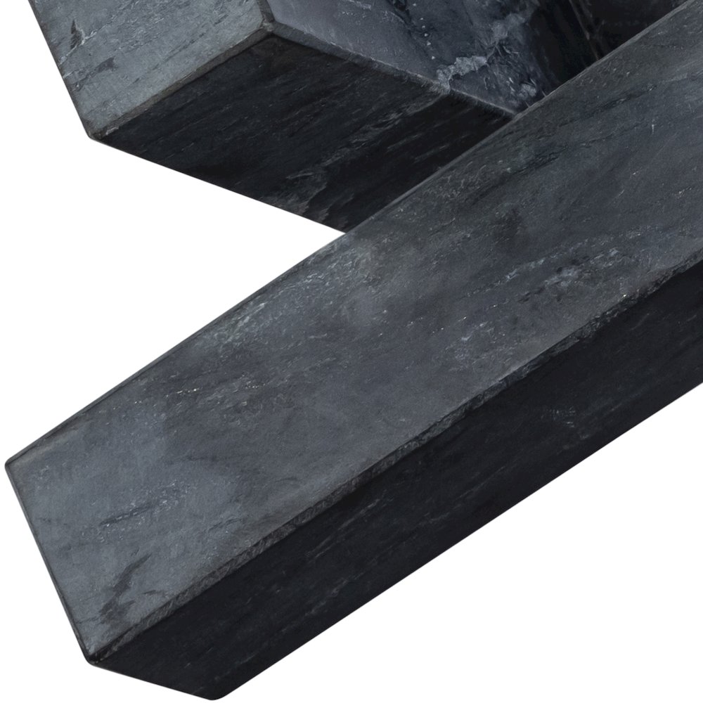 Stix Black Marble Decorative Object. Picture 2