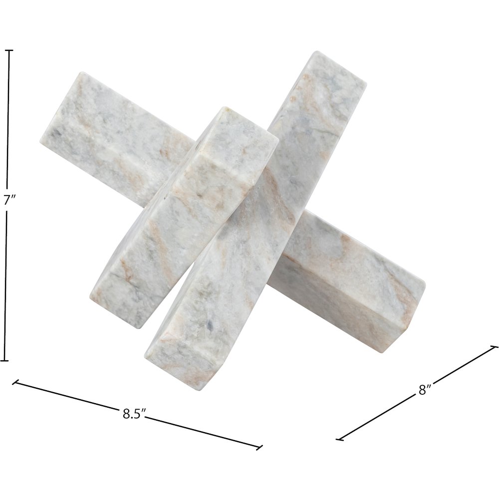 Stix Brown Marble Decorative Object. Picture 5