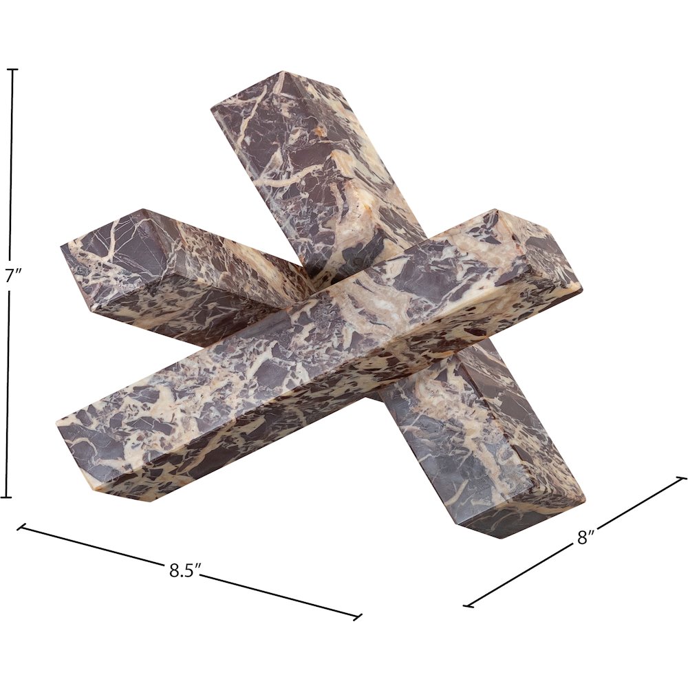 Stix Cherry Marble Decorative Object. Picture 5
