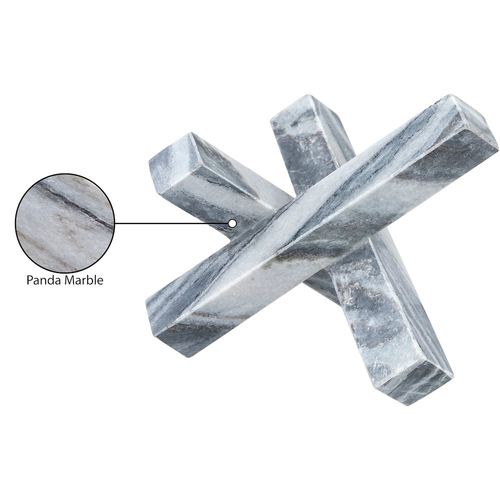 Stix Panda Marble Decorative Object. Picture 3