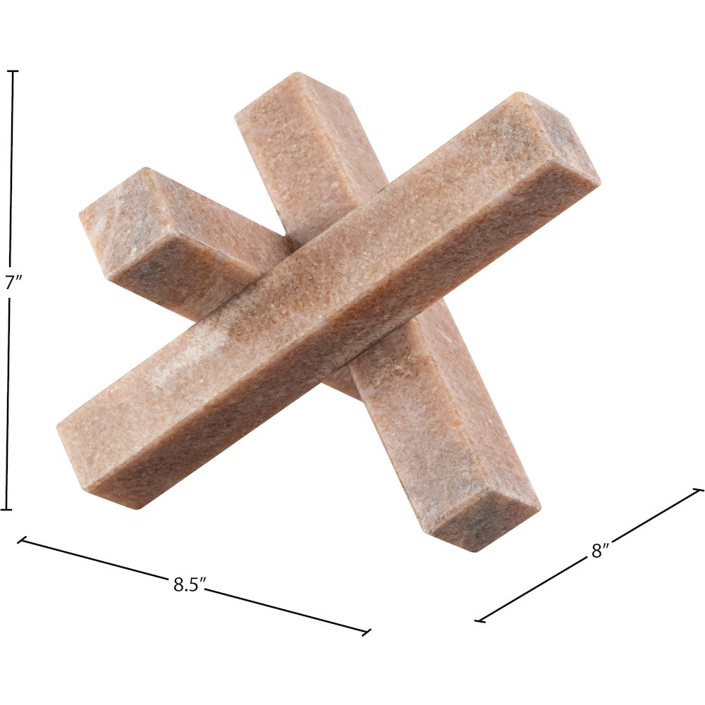 Stix Pink Marble Decorative Object. Picture 5