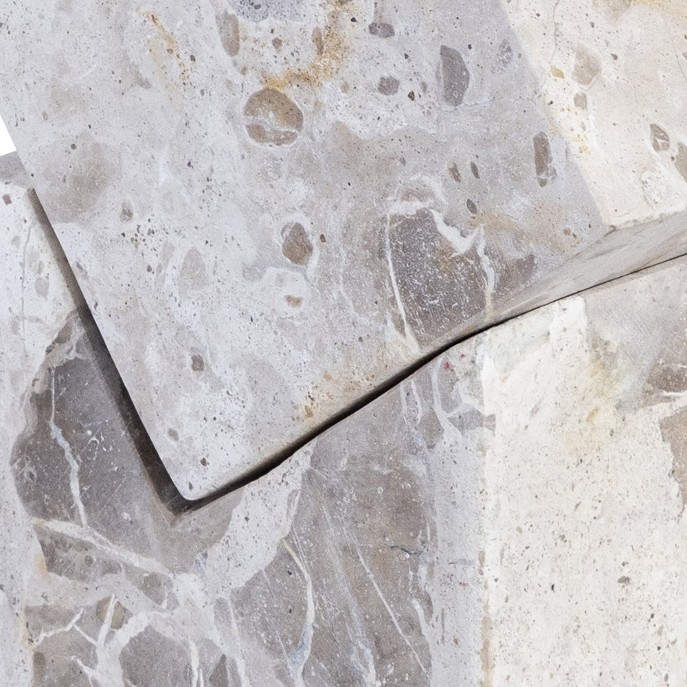 Quad Beige Marble Decorative Cube. Picture 2