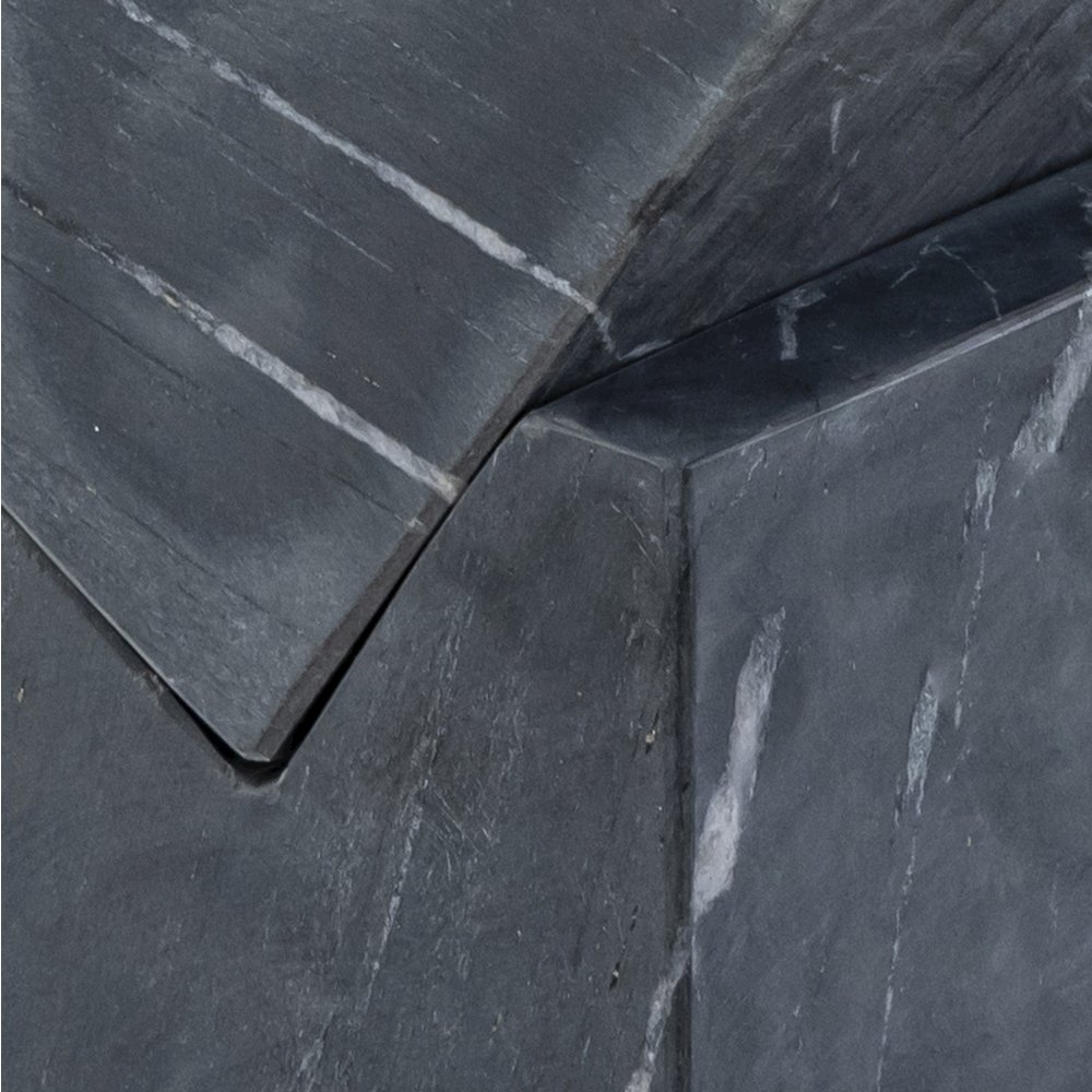 Quad Black Marble Decorative Cube. Picture 2