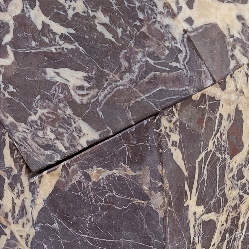 Quad Cherry Marble Decorative Cube. Picture 2