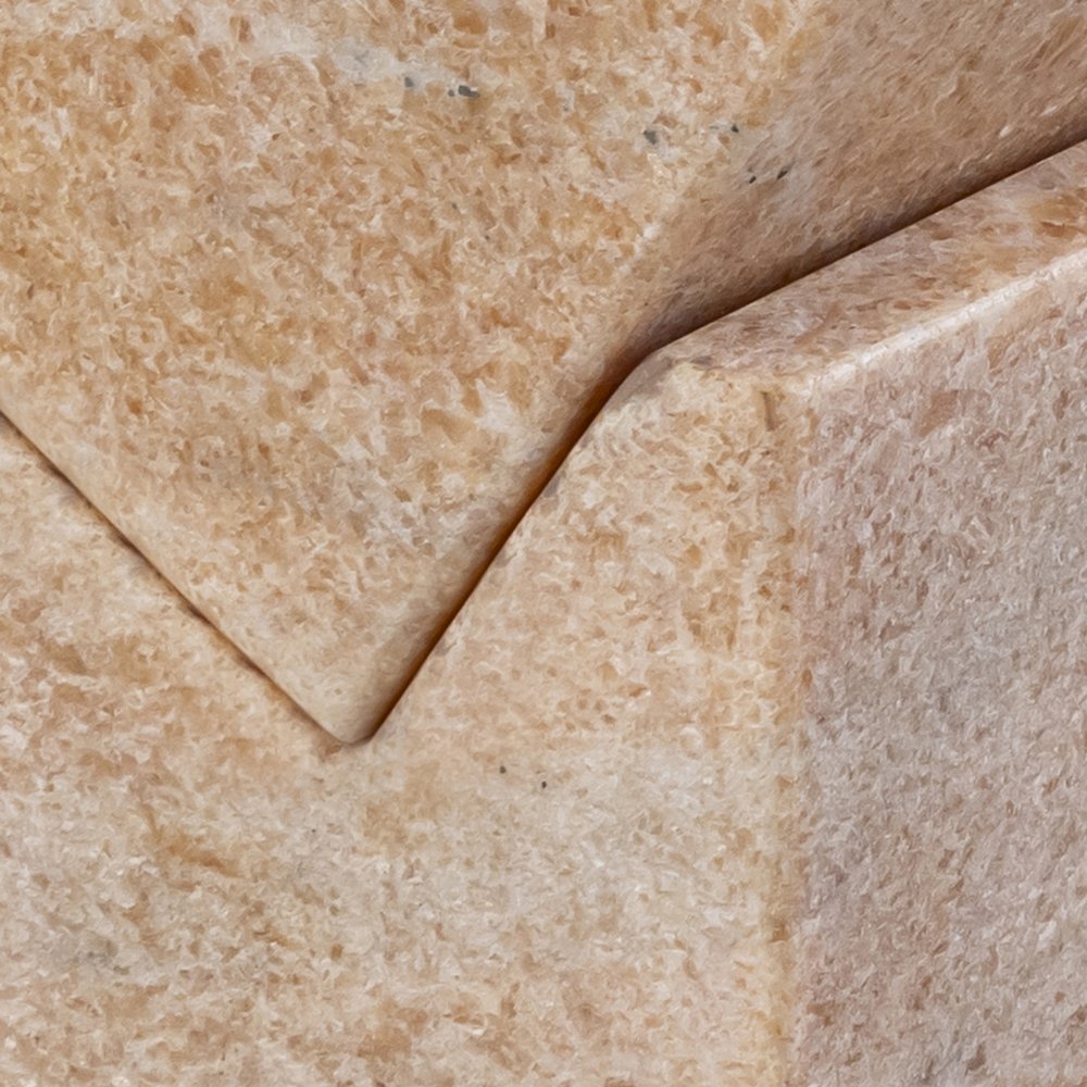 Quad Pink Marble Decorative Cube. Picture 2