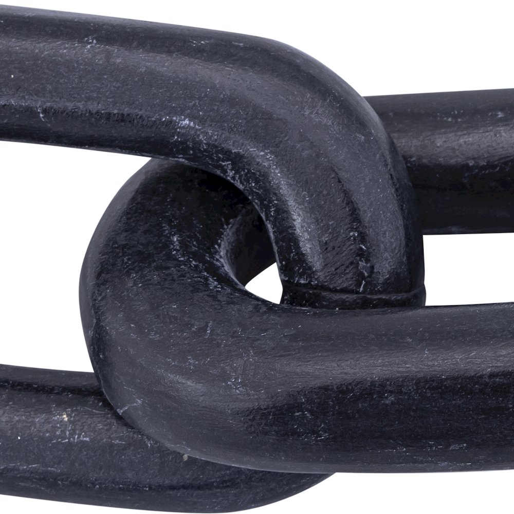 Lynx Black Marble Decorative Chain Links. Picture 2
