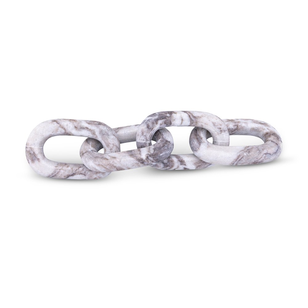 Lynx Brown Marble Decorative Chain Links. Picture 1