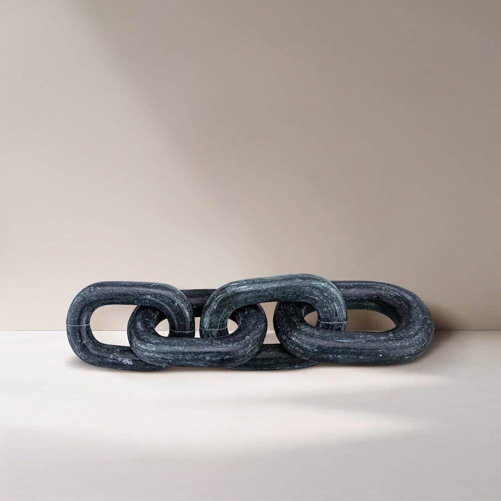 Lynx Green Marble Decorative Chain Links. Picture 4