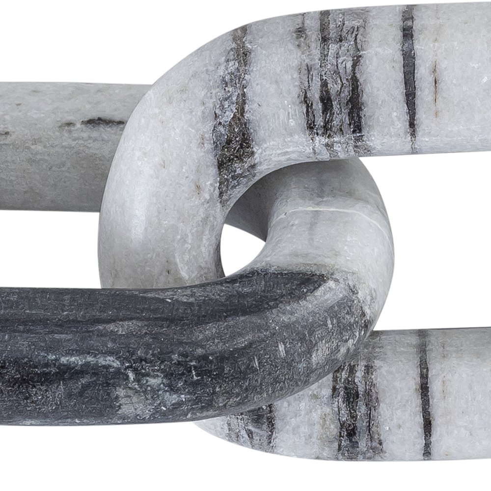 Lynx Panda Marble Decorative Chain Links. Picture 2
