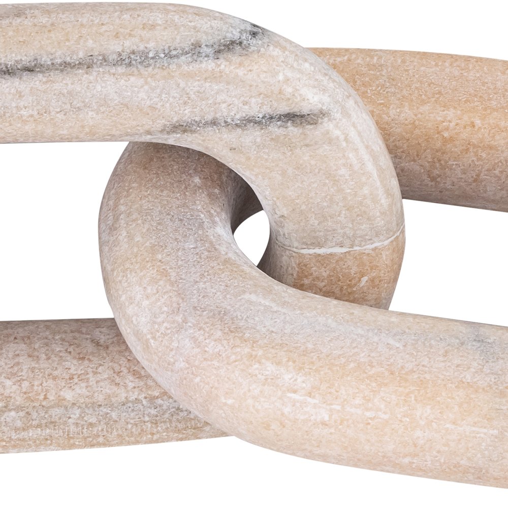 Lynx Pink Marble Decorative Chain Links. Picture 2