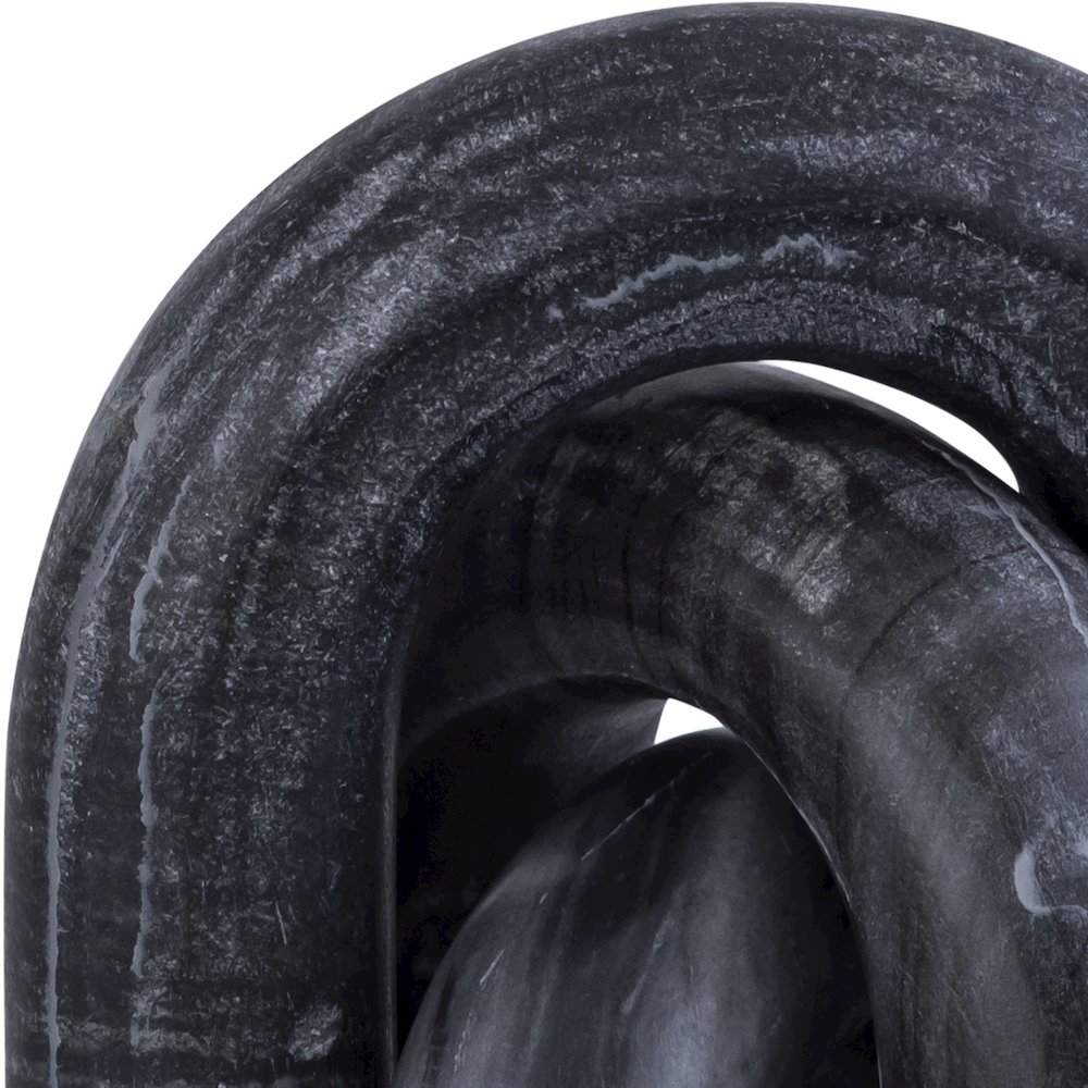 Arco Black Marble 3pc. Decorative Object. Picture 2
