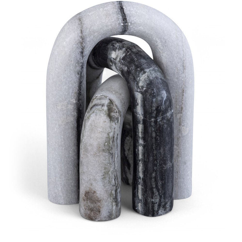 Arco Panda Marble 3pc. Decorative Object. Picture 1