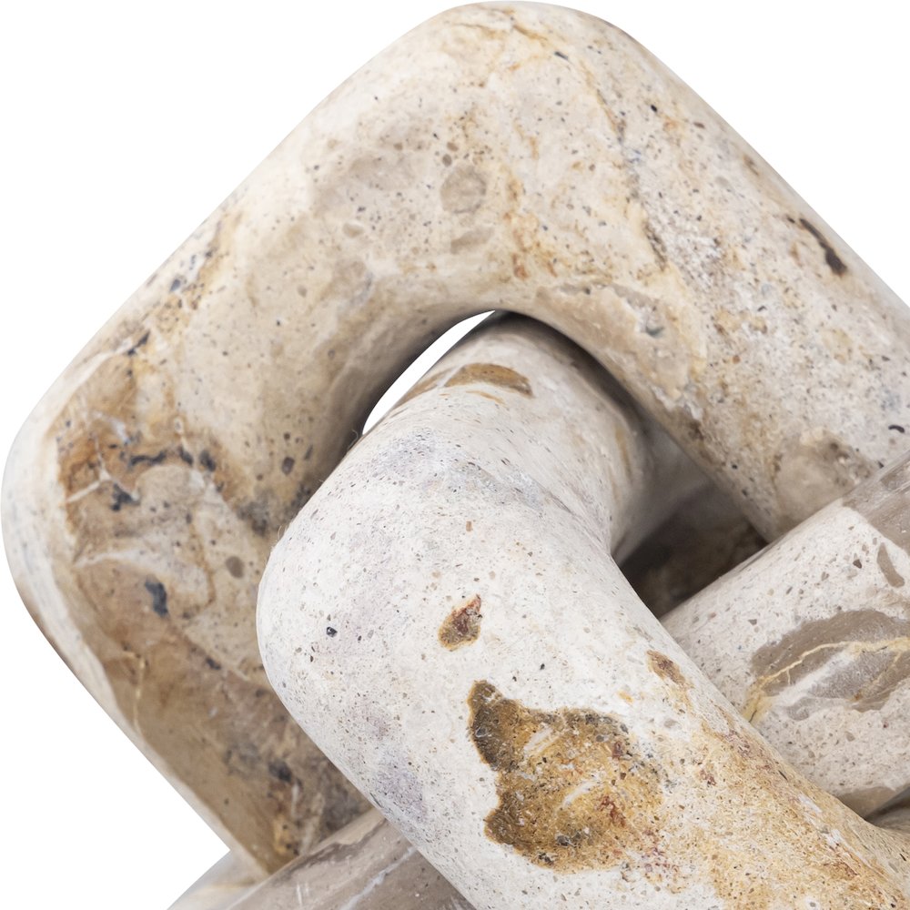 Bond Beige Marble Decorative Knot. Picture 2