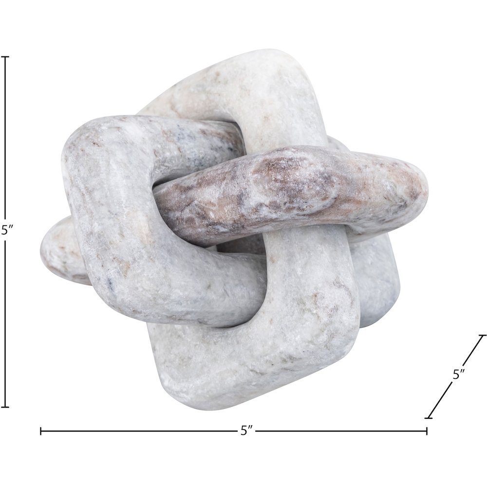 Bond Brown Marble Decorative Knot. Picture 5