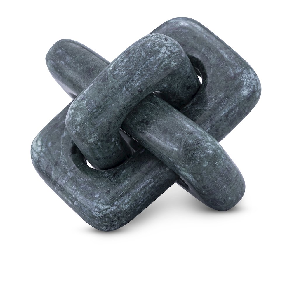 Bond Green Marble Decorative Knot. Picture 1