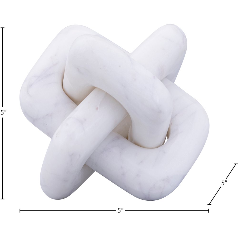 Bond White Marble Decorative Knot. Picture 5