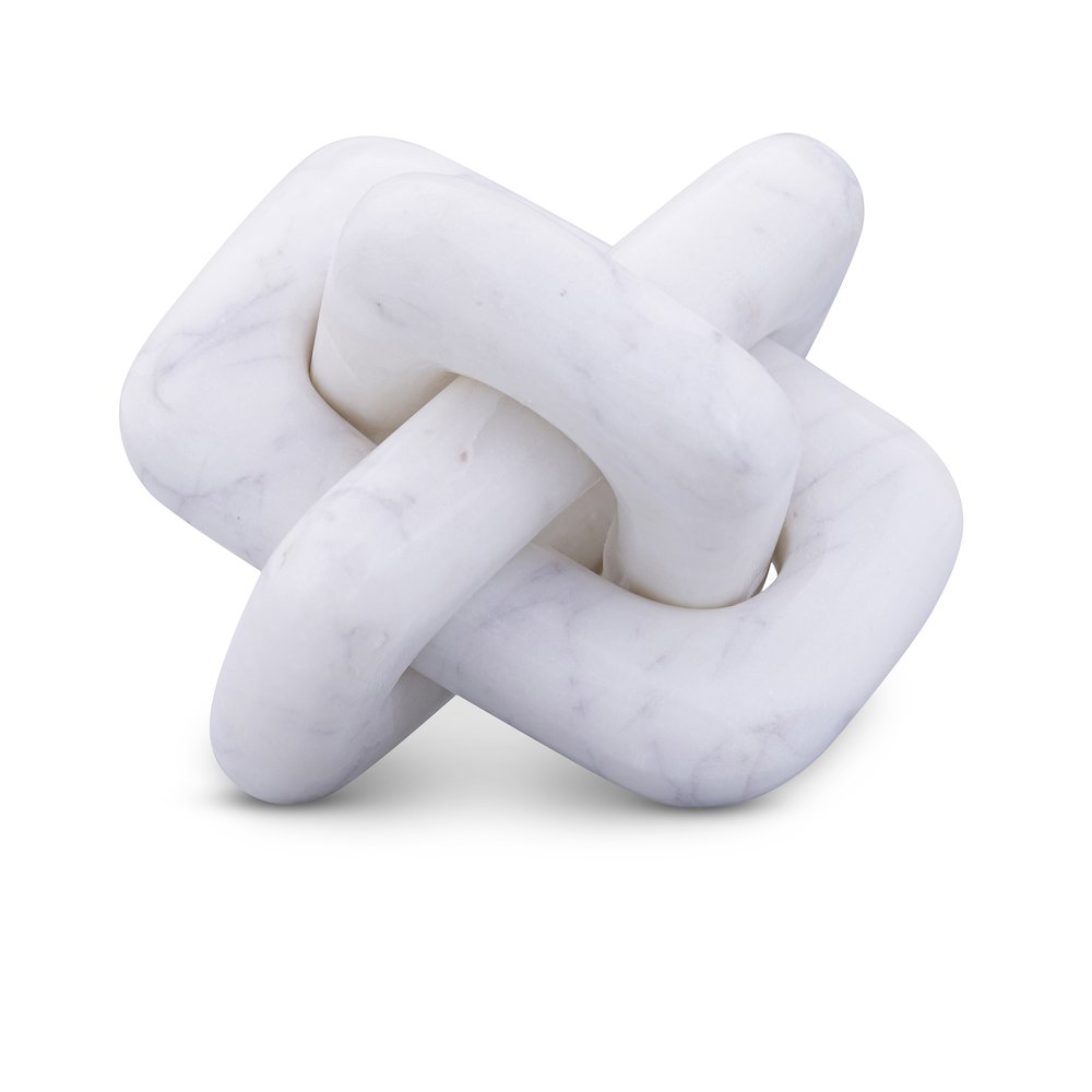 Bond White Marble Decorative Knot. Picture 1
