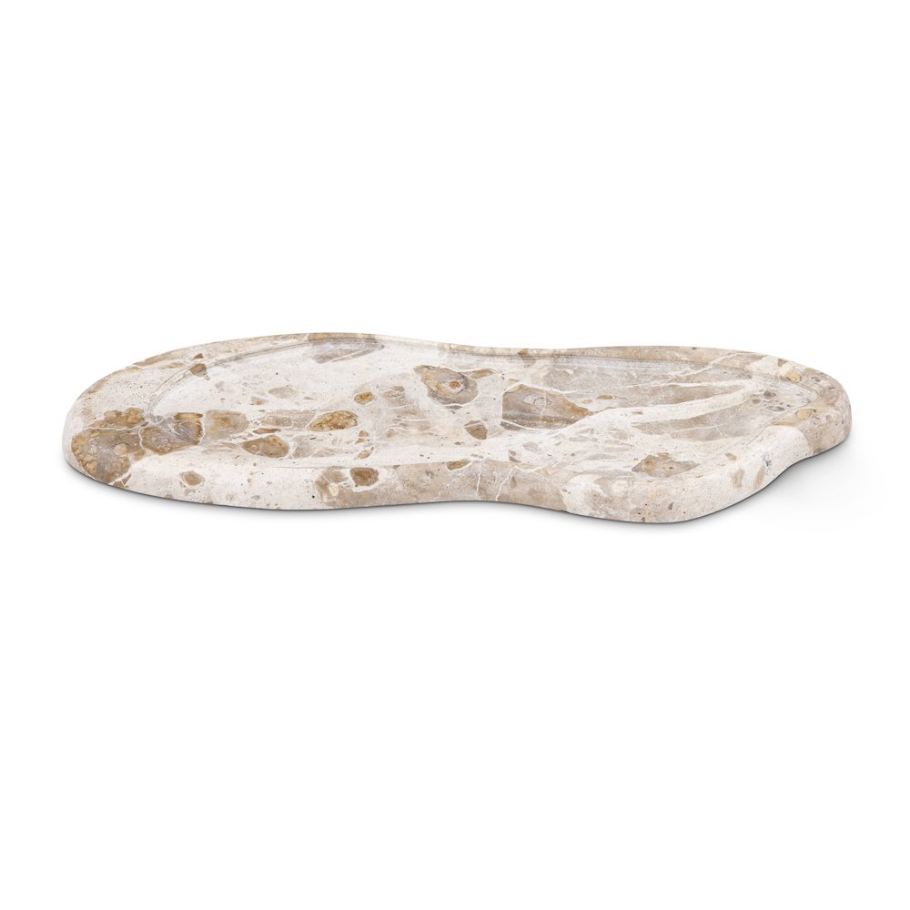 Arezzo Beige Marble Tray. Picture 1