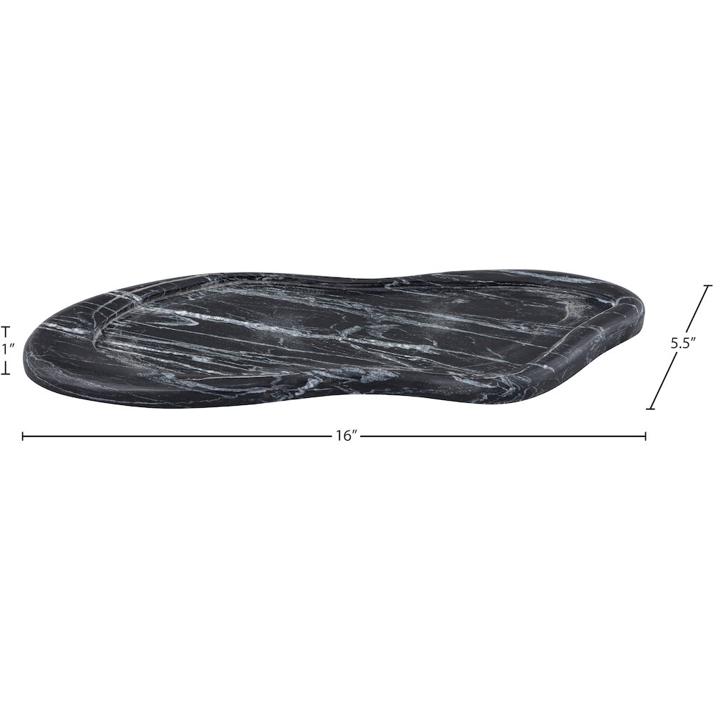 Arezzo Black Marble Tray. Picture 5