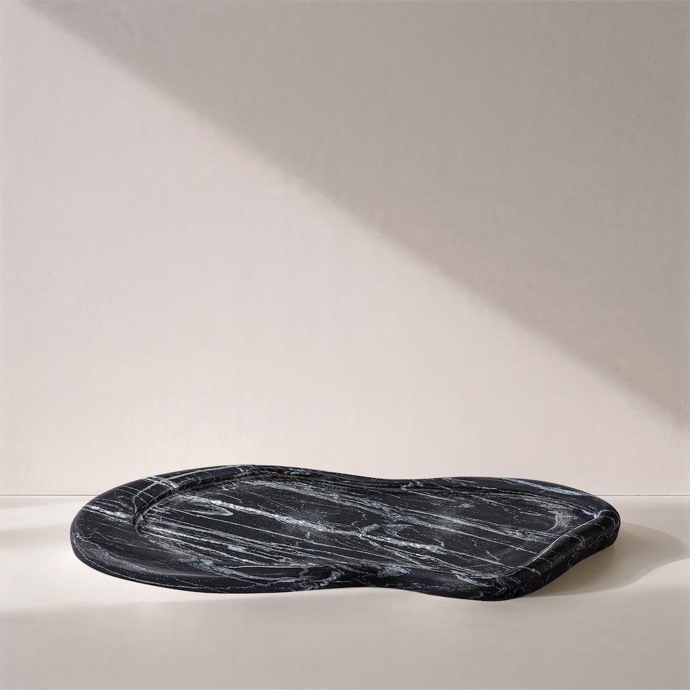 Arezzo Black Marble Tray. Picture 4