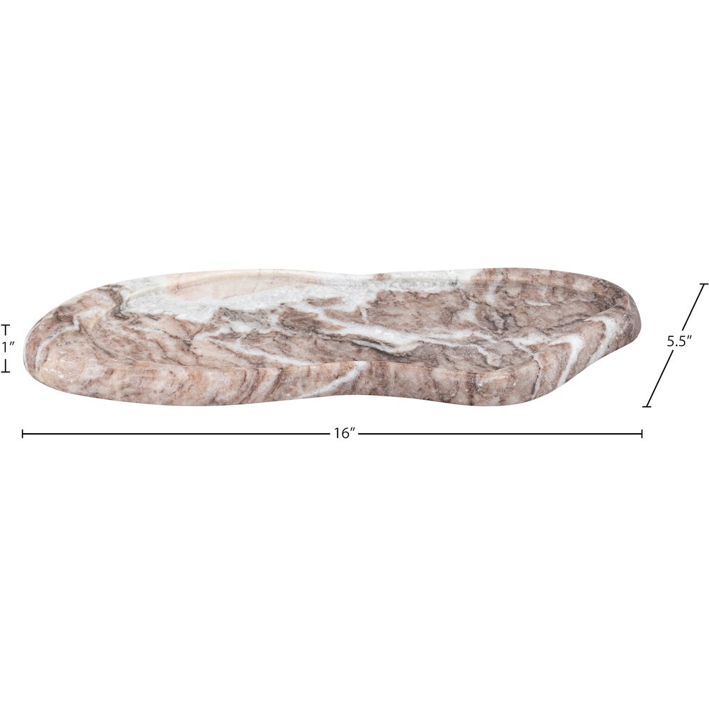 Arezzo Brown Marble Tray. Picture 5