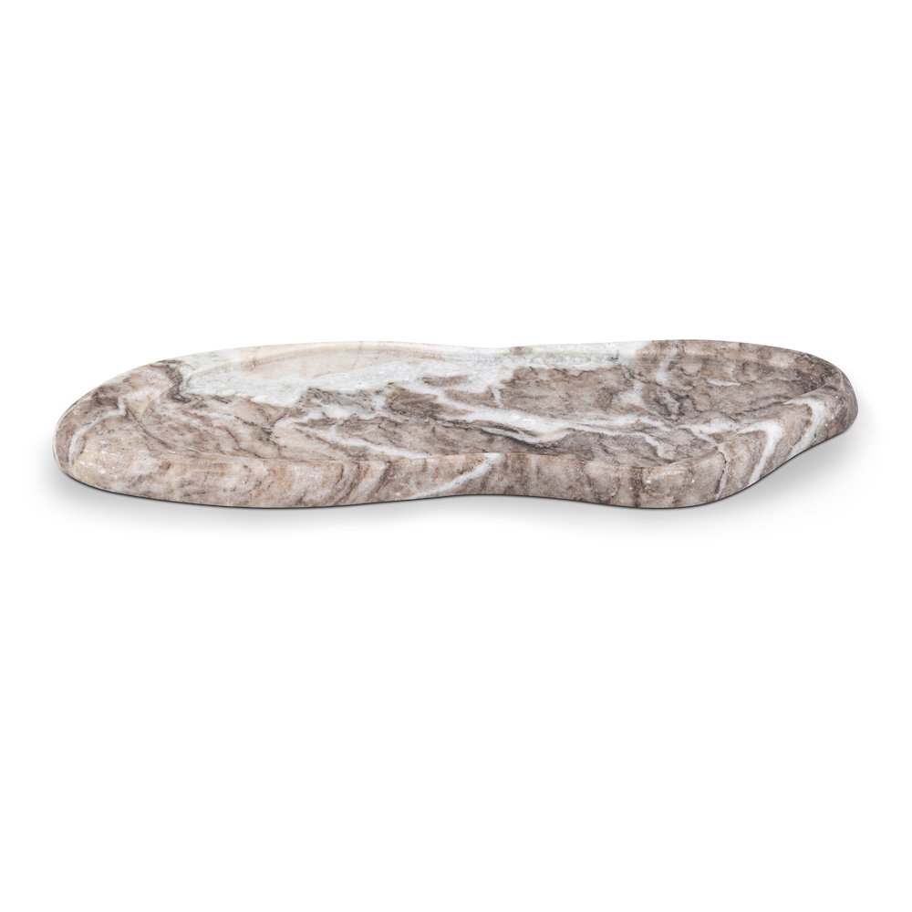 Arezzo Brown Marble Tray. Picture 1