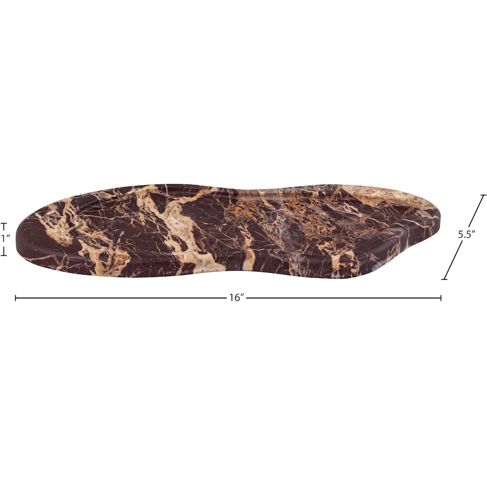 Arezzo Cherry Marble Tray. Picture 5