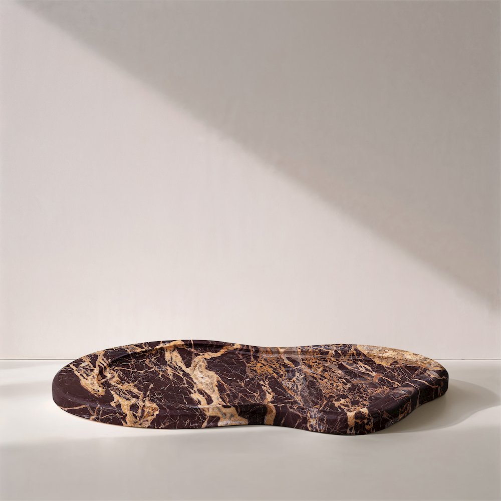 Arezzo Cherry Marble Tray. Picture 4