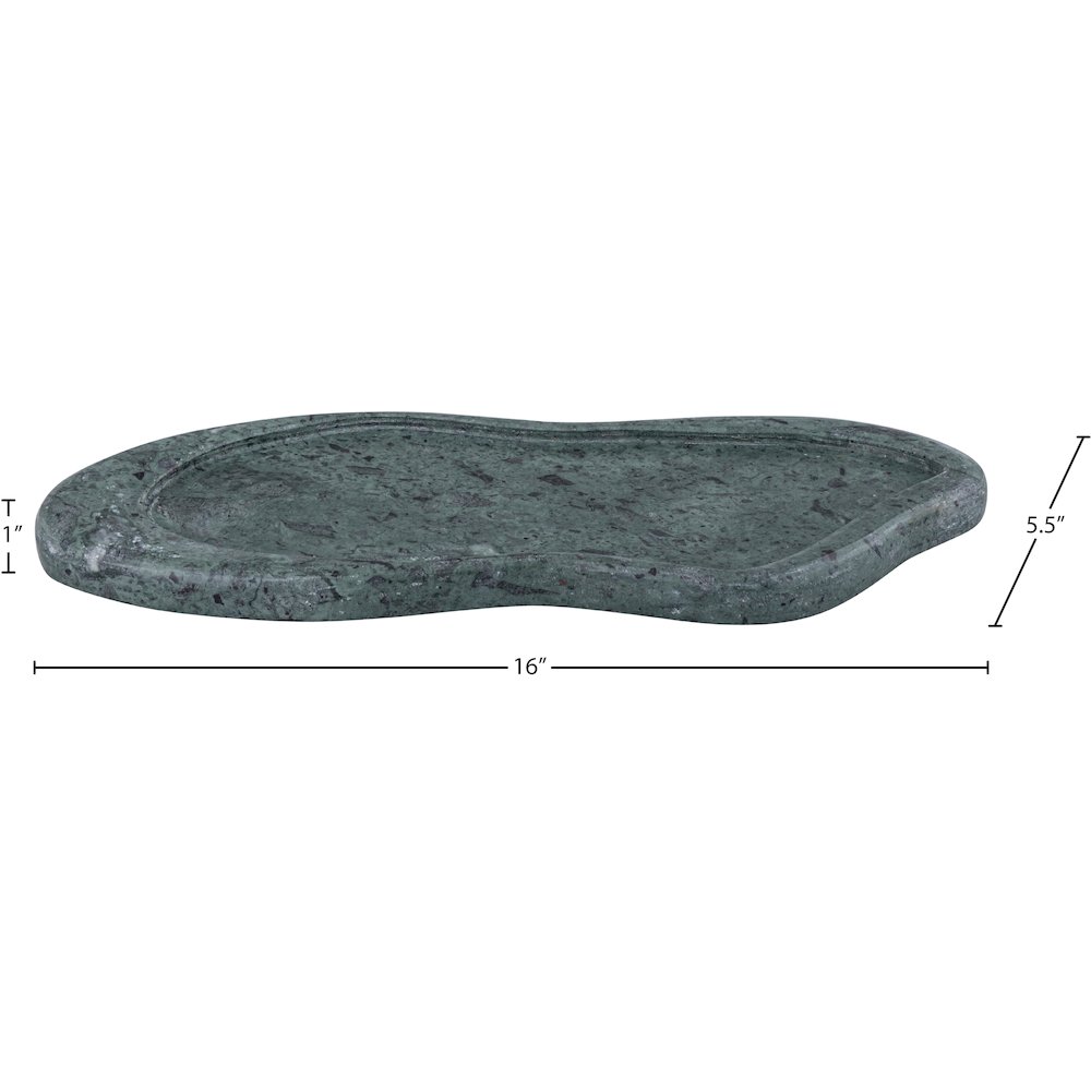 Arezzo Green Marble Tray. Picture 5