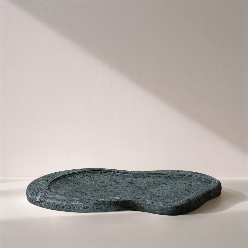 Arezzo Green Marble Tray. Picture 4