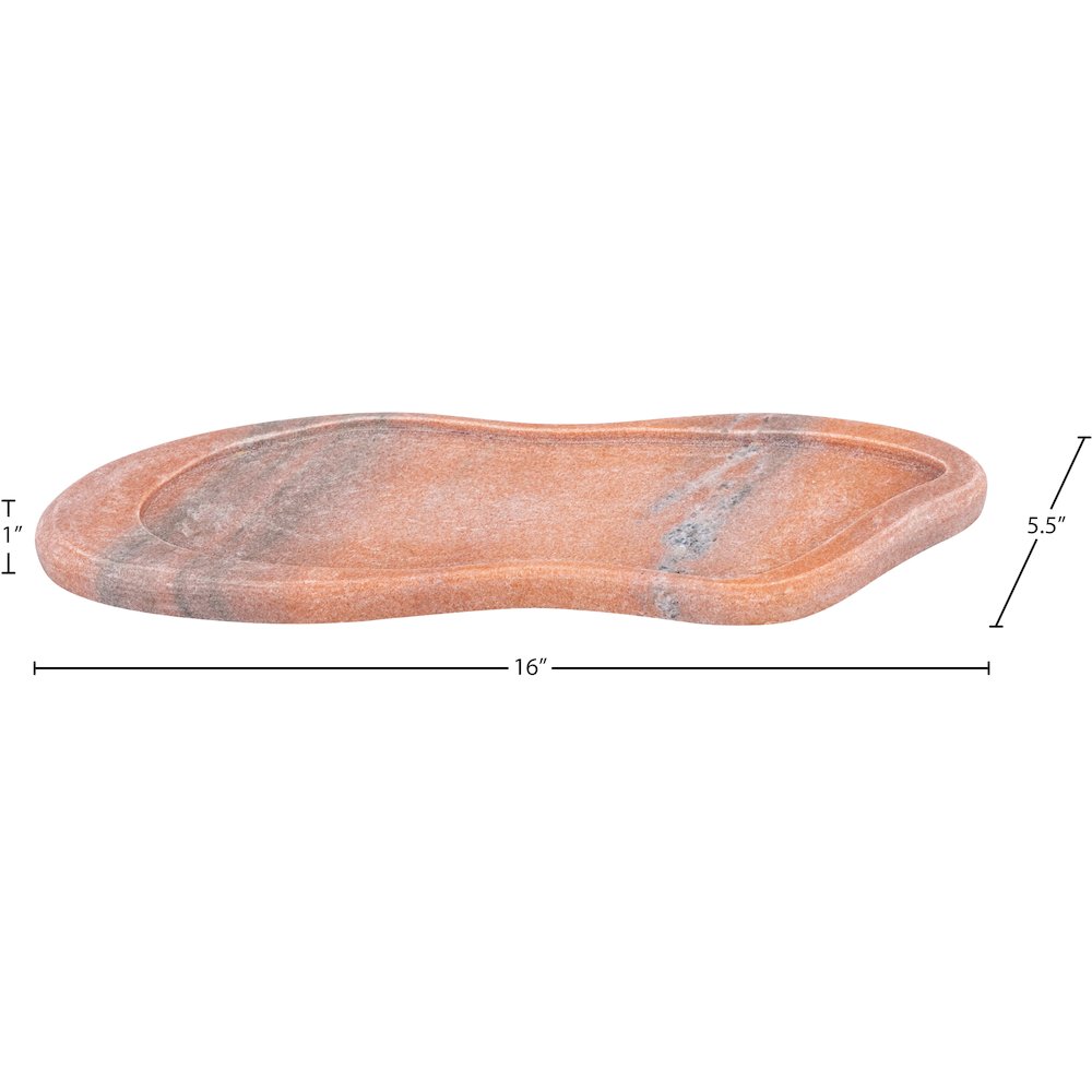 Arezzo Pink Marble Tray. Picture 5