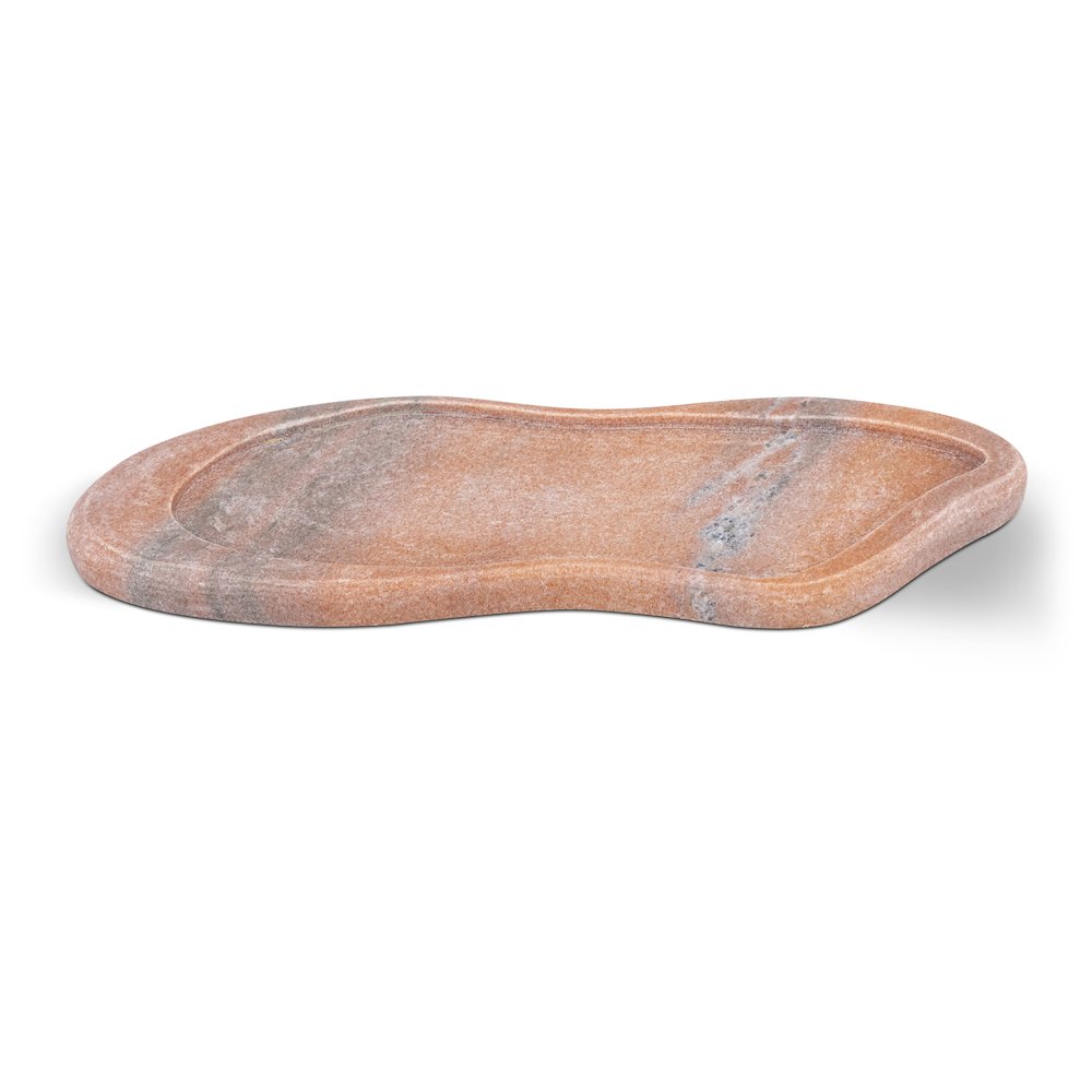 Arezzo Pink Marble Tray. Picture 1