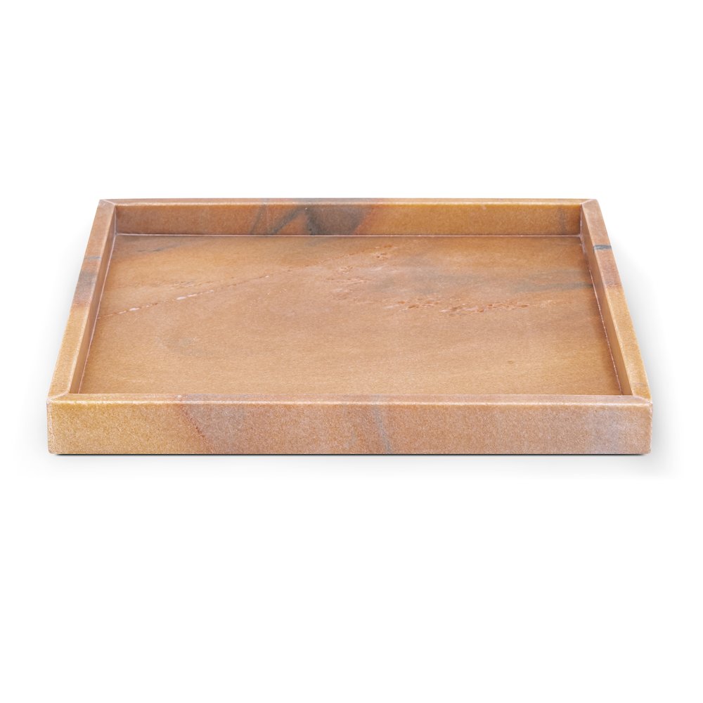 Barletta Pink Square Marble Tray. Picture 1