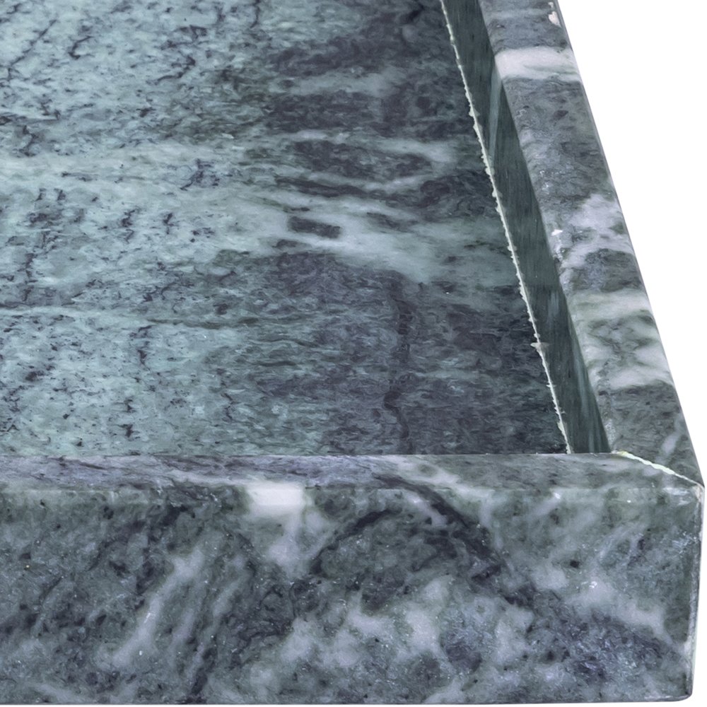 Barletta Green Rectangular Marble Tray. Picture 2