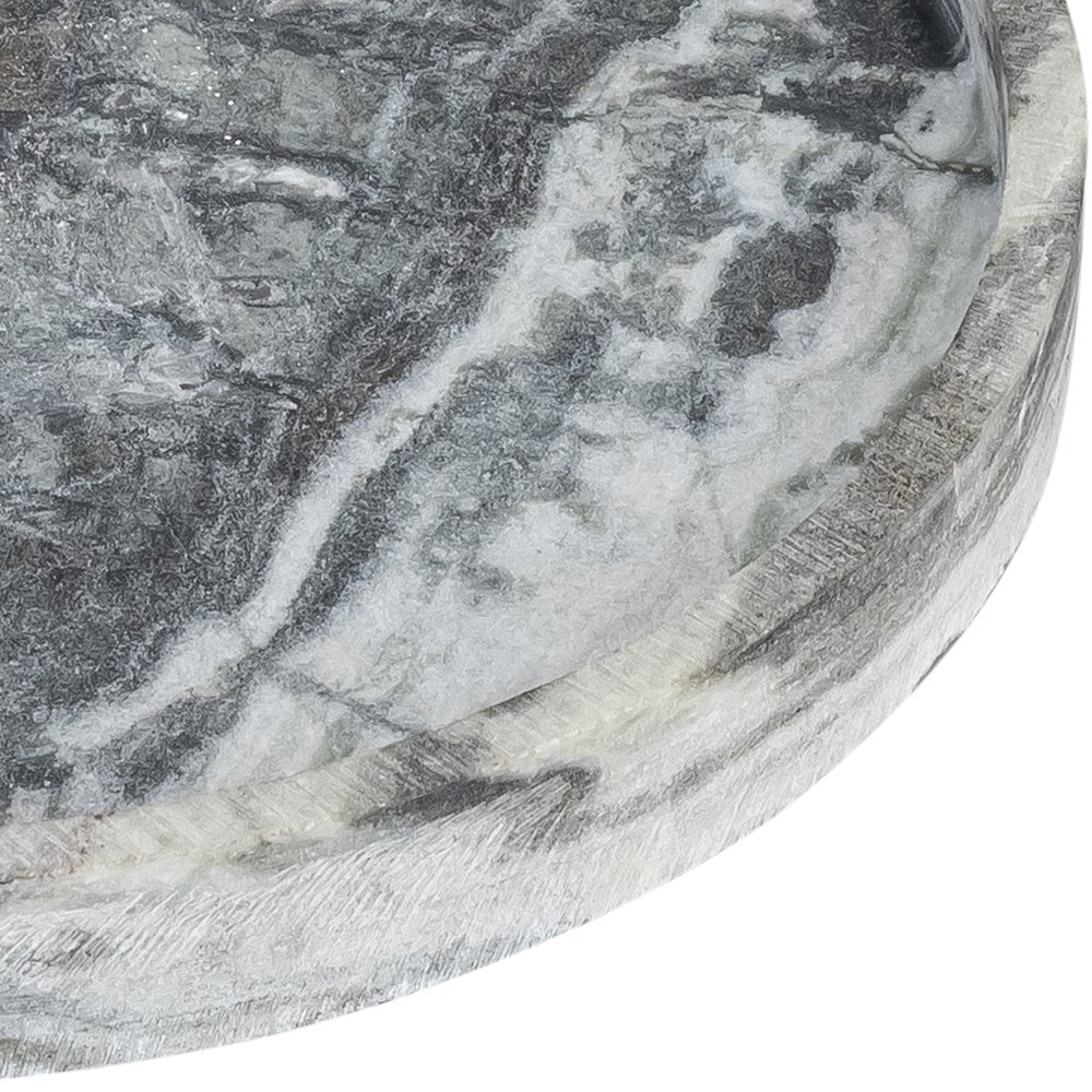 Barletta Panda Round Marble Tray. Picture 2