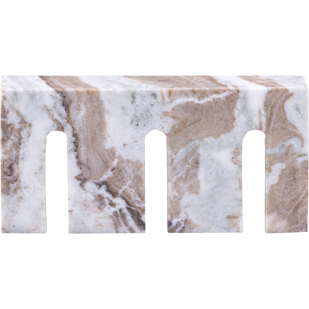 Curva Brown Marble Decorative Object. Picture 2
