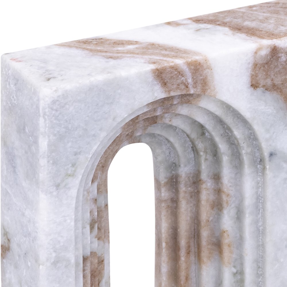 Curva Brown Marble Decorative Object. Picture 6