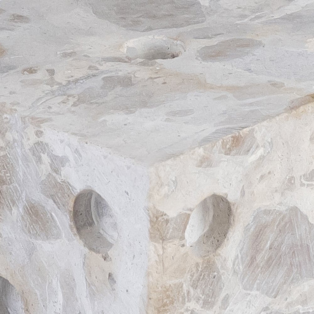 Dice Beige Marble Decorative Dice. Picture 2