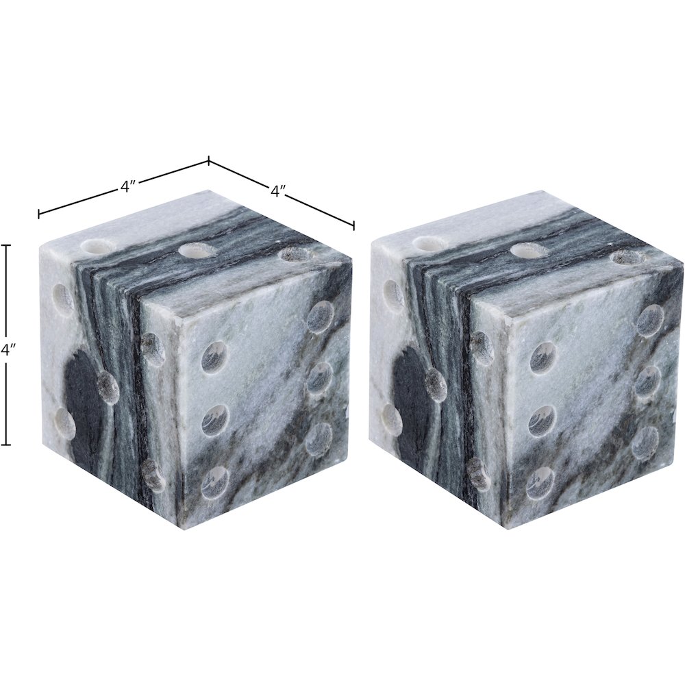 Dice Panda Marble Decorative Dice. Picture 5
