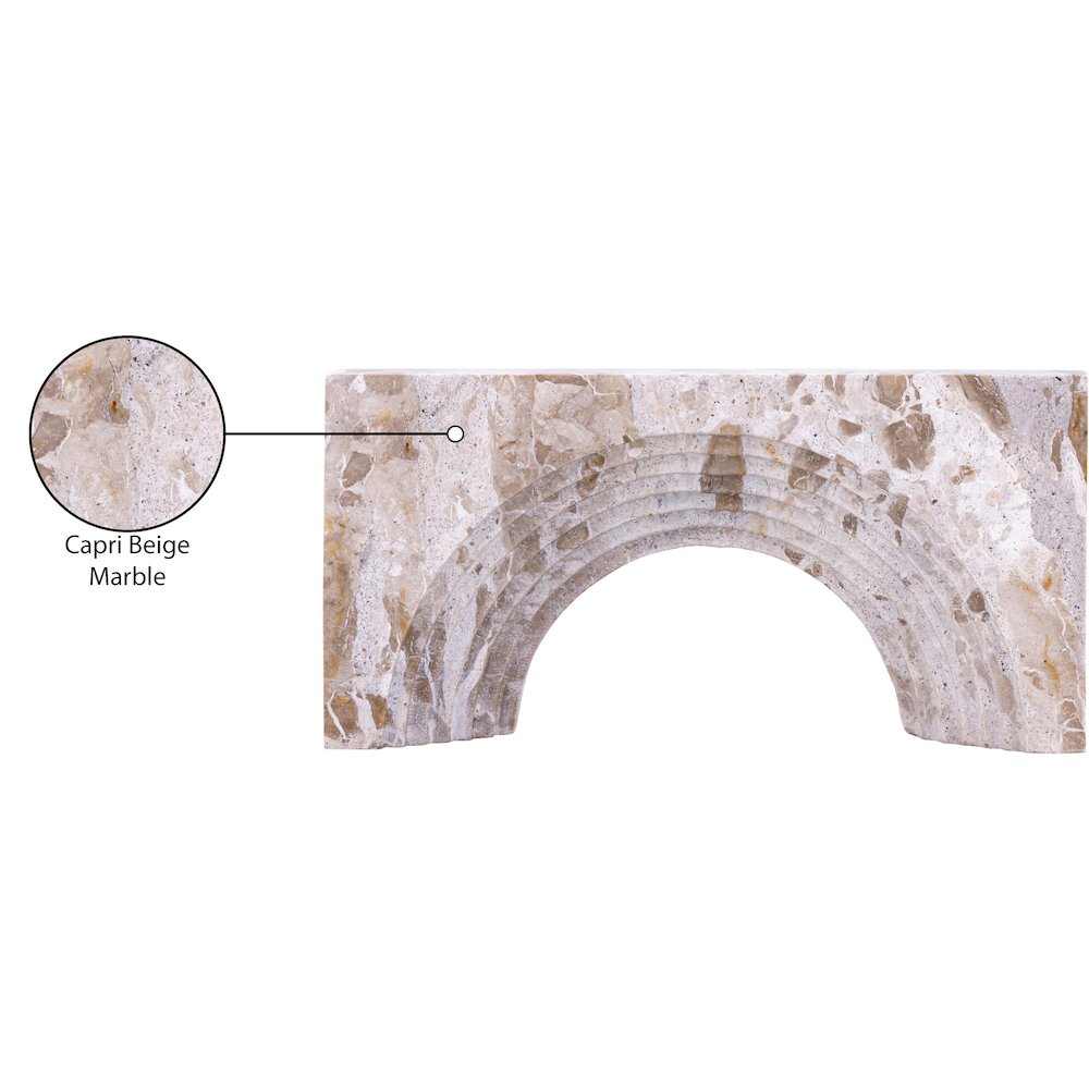 Cambre Beige Marble Decorative Object. Picture 4