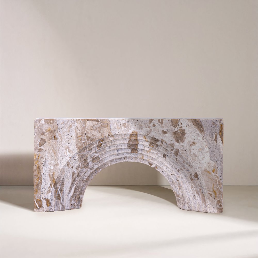 Cambre Beige Marble Decorative Object. Picture 5
