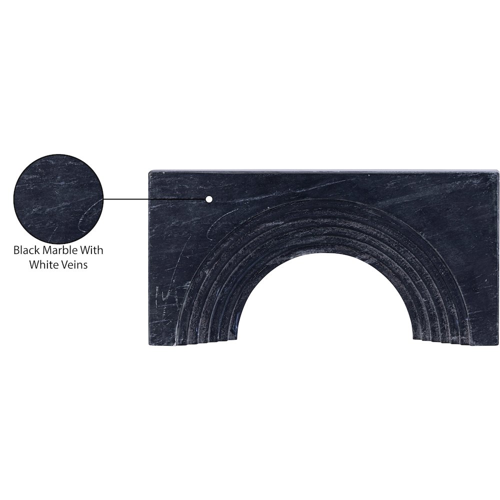 Cambre Black Marble Decorative Object. Picture 4