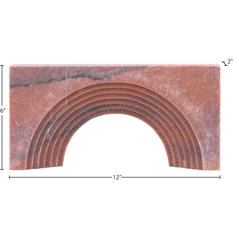 Cambre Pink Marble Decorative Object. Picture 3