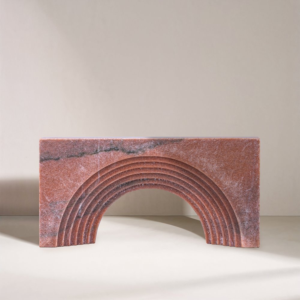 Cambre Pink Marble Decorative Object. Picture 5